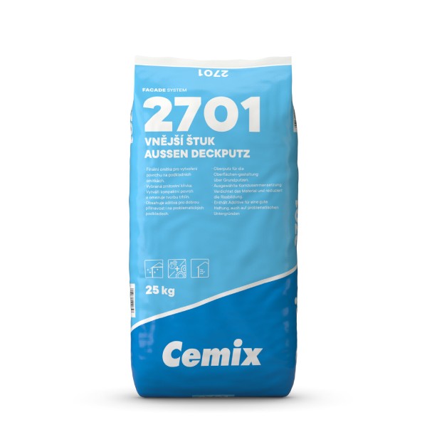 Cemix 2701 – Vonkajší štuk, 25kg