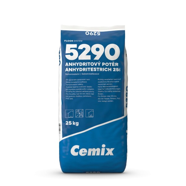 Cemix 5290 – Anhydritový poter, 25kg