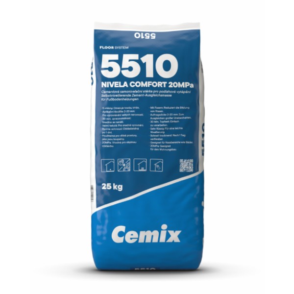 Cemix 5510 – Nivela comfort 20MPa, 25kg