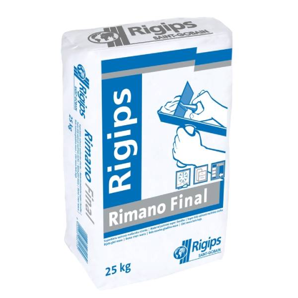 Rigips Rimano Final, 25kg - ručná sadrová stierka
