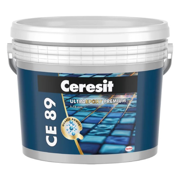 Ceresit CE 89 – Dvojzložková epoxidová hmota na lepenie a škárovanie obkladov, 2.5 kg