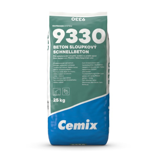 Cemix 9330 – Stĺpikový betón, 25kg