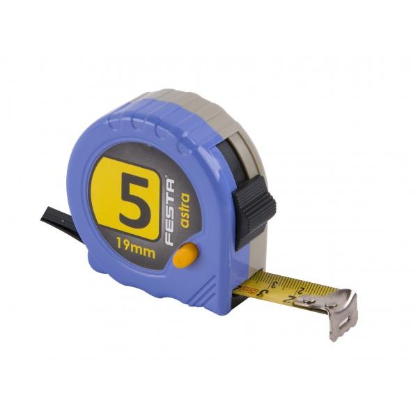 Oceľový zvin. meter – 5m,
š.19mm