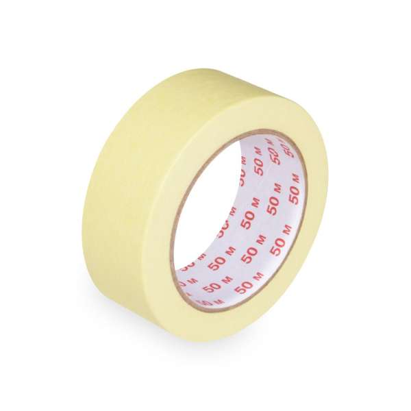 Krepová páska 50mm x 50m, žltá