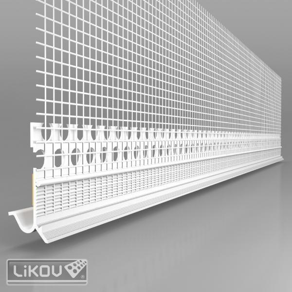 Okapnička
na soklový profil PVC LE-G 2,5 bm