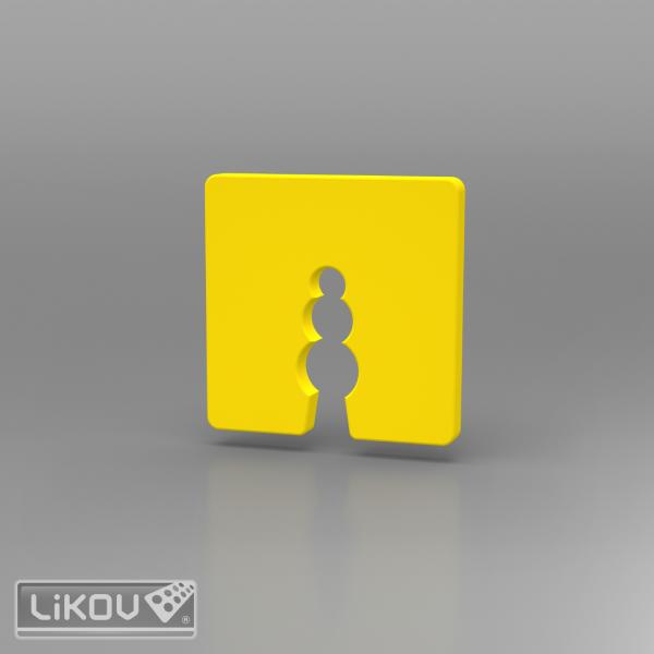 Vymedzovacia
podložka pod soklove lišty 5mm /50ks/