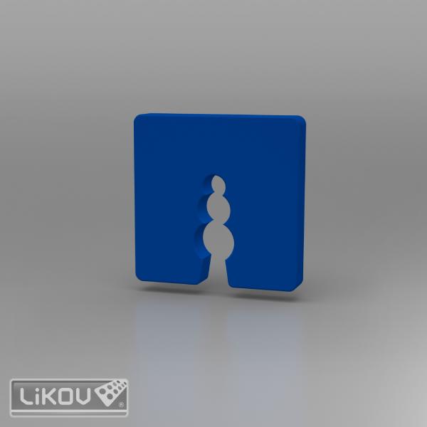 Vymedzovacia
podložka pod soklove lišty  8mm /50ks/