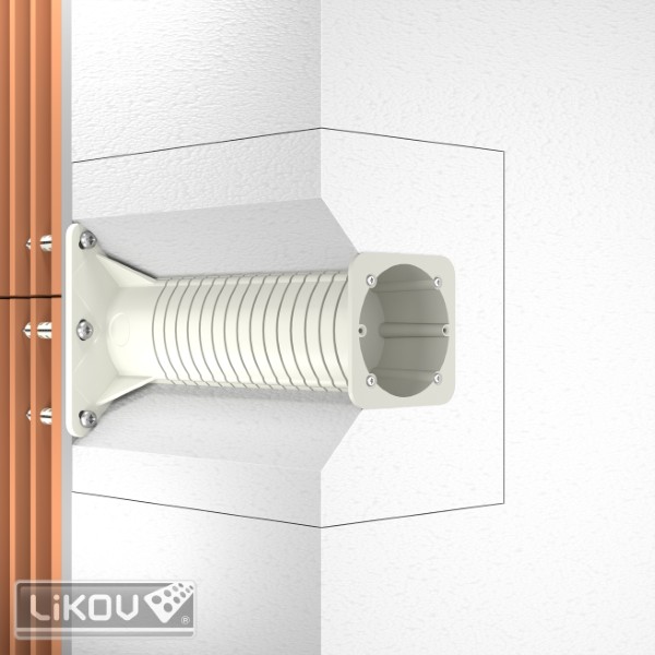 KEZ 300 - krabica elektroinštalačná, 74x74x300 mm - Image 3